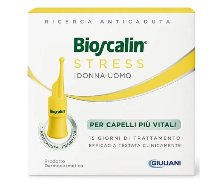 Bioscalin Stress Anticaduta dei Capelli 7 Fiale Monodose